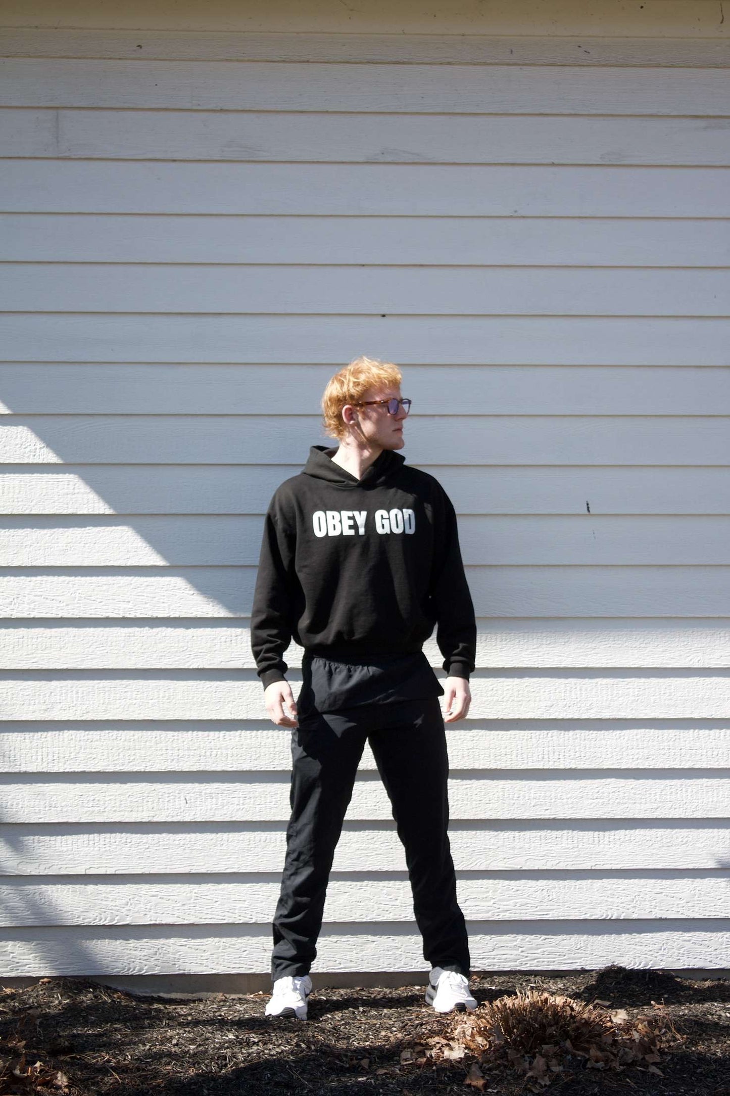 OBEY GOD Boxy Hoodie